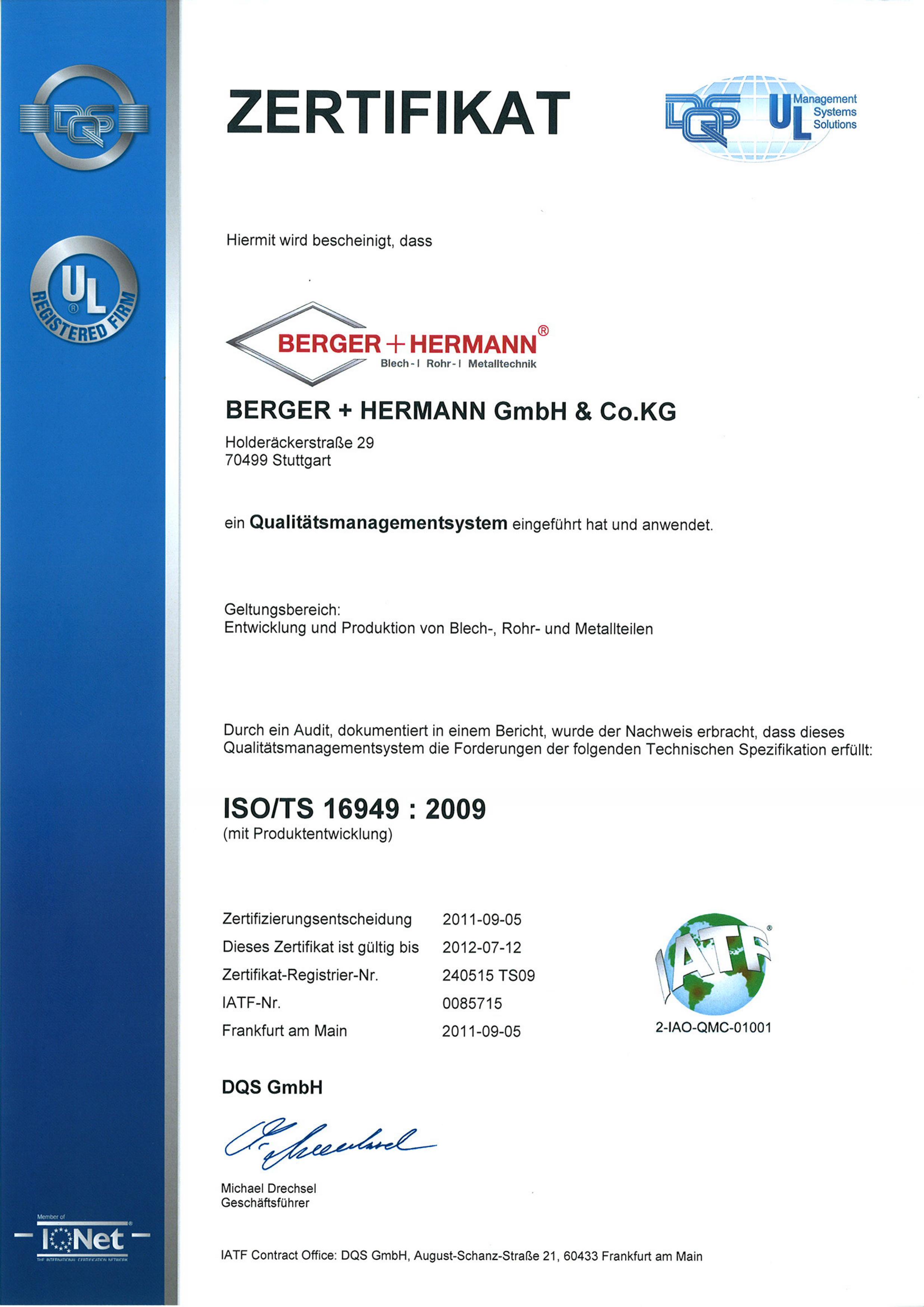 ISO-TS 16949-2009